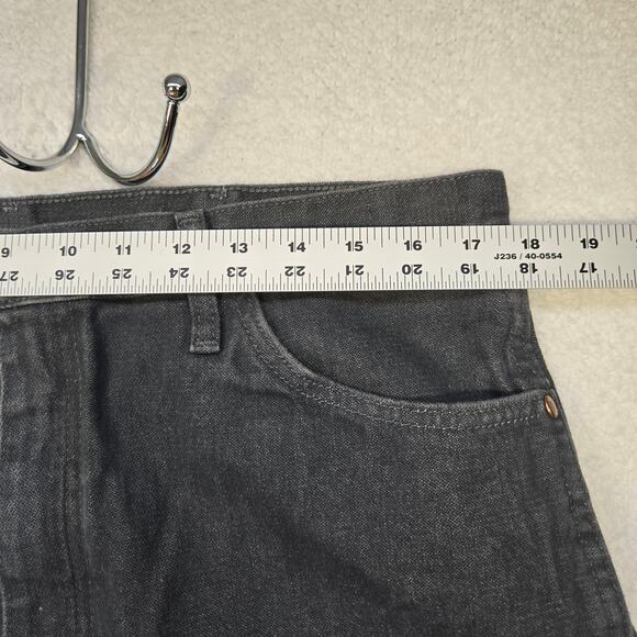 Wrangler 13mwz Cowboy Cut Original Fit Jeans Mens 36x34 Black Western Work Wear - Picture 9 of 12